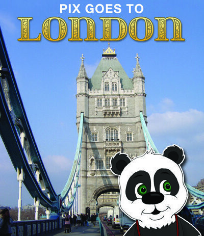 Cover of children's book Pix Goes to London