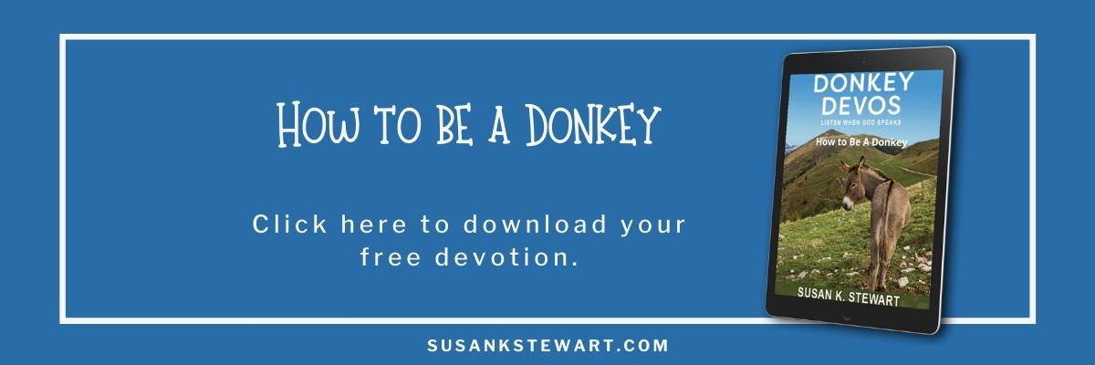 Free Devo: How to Be a Donkey from Susan K. Stewart