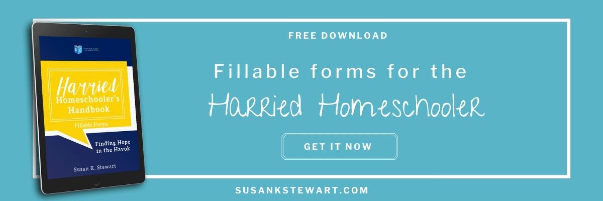 Fillable forms for the Harried Homeschooler.